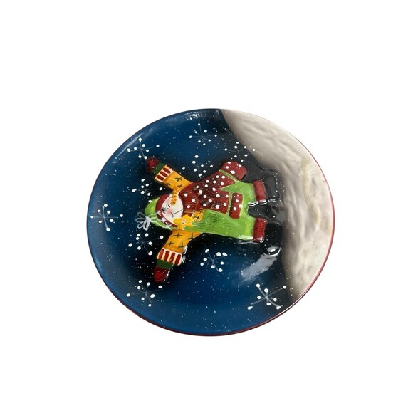 Country Snow Boys Hobby Lobby 8” Plate Snowman Whimsical Winter 2010 - Picture 4 of 8